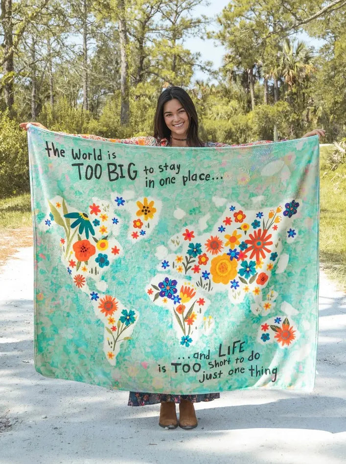 Cozy blanket world is too big