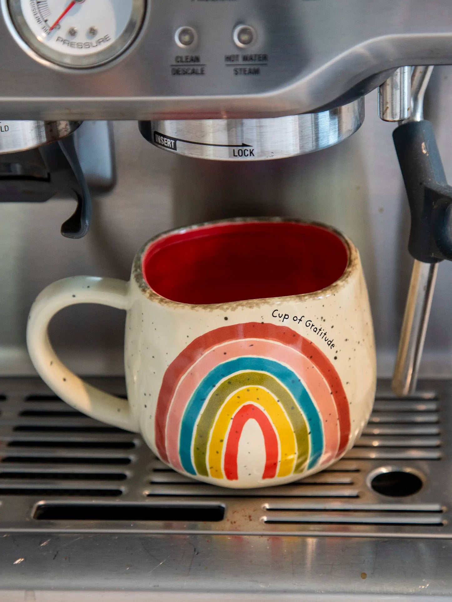 Artisan Rainbow Coffee Mug - Cup of Gratitude