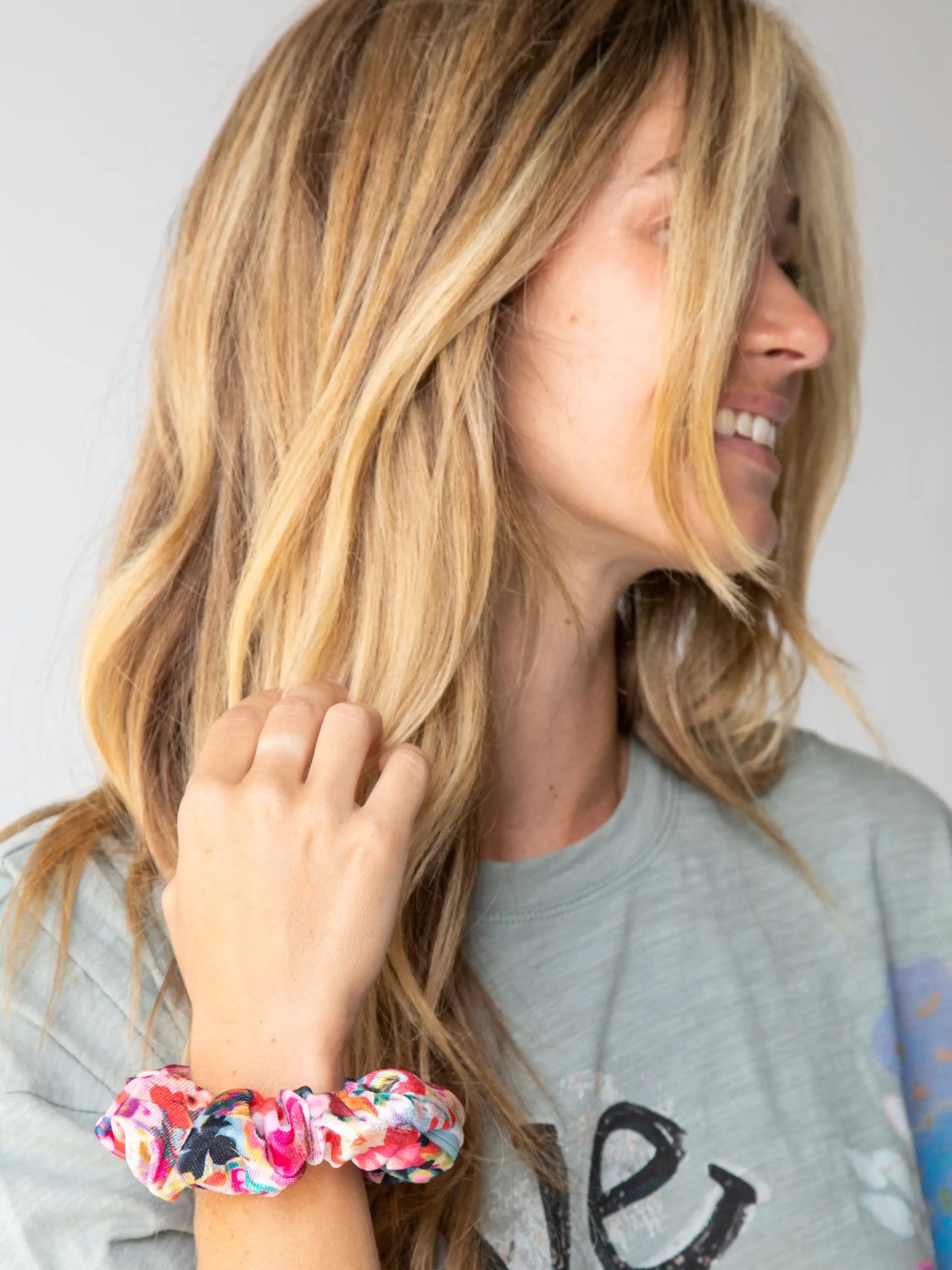 Hideaway Scrunchie - Meadow Light Pink