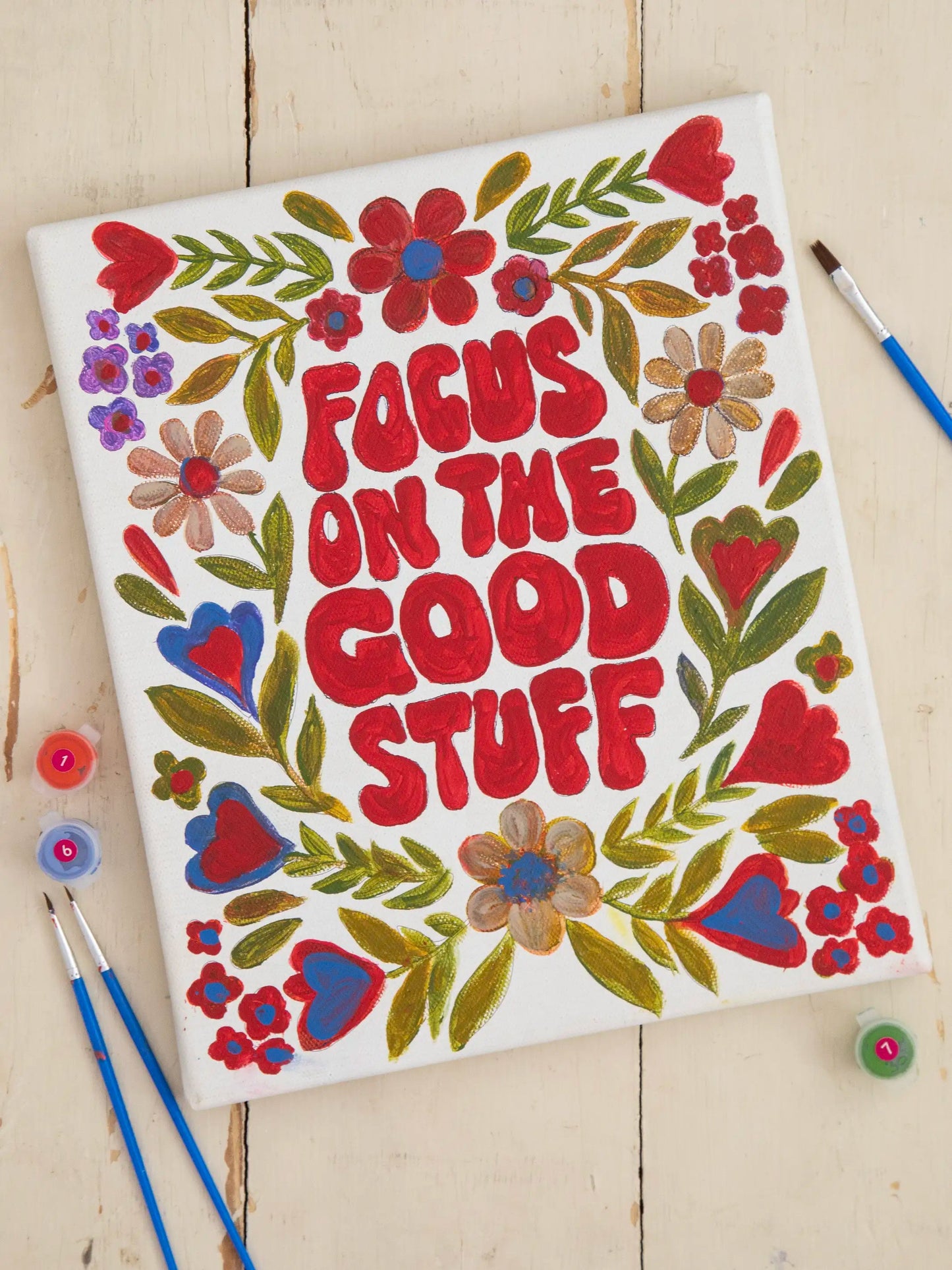 Paint By Numbers Kit - Focus On The Good Stuff