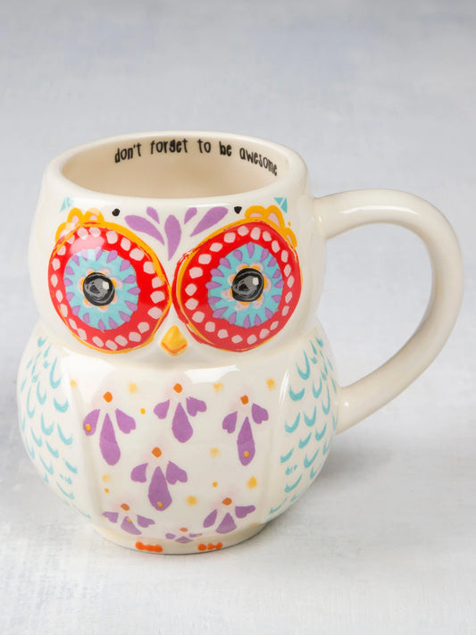 Folk Art Coffee Mug - Eleanor The Owl