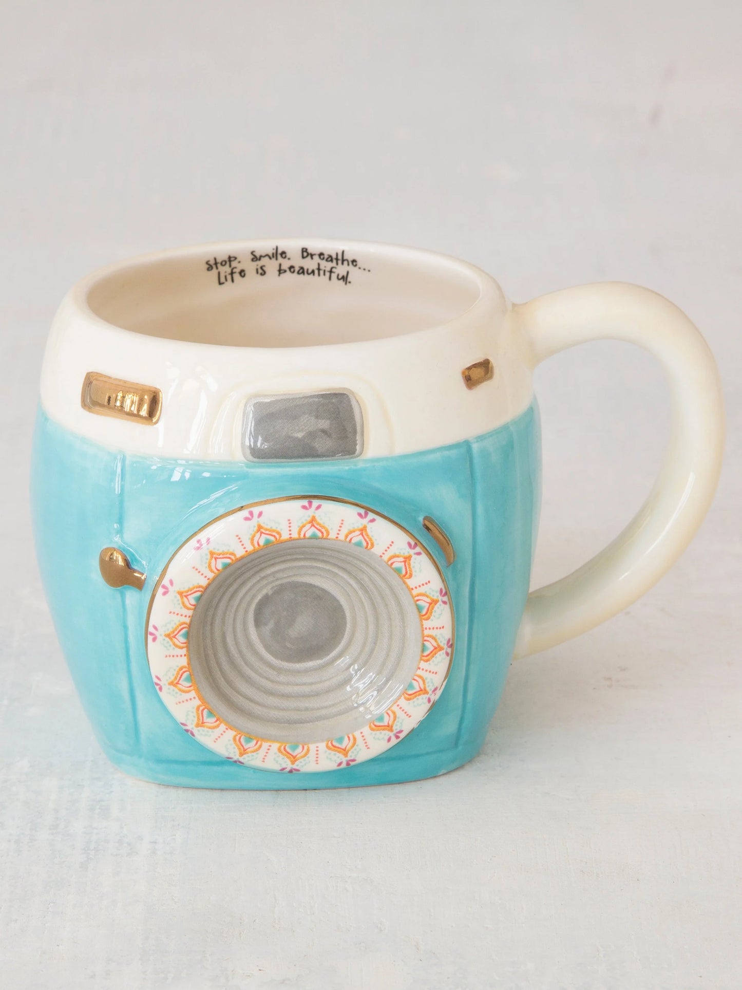 Folk Art Coffee Mug - Imogene The Camera